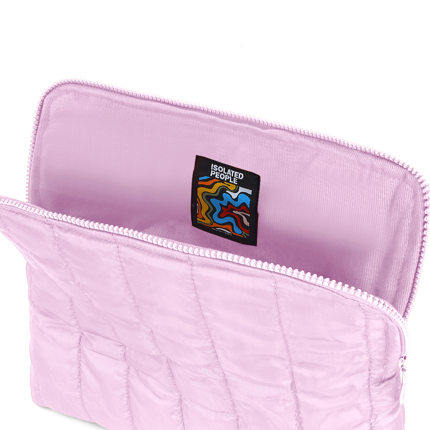 Isolated People Purple Puffer Laptop / iPad Case