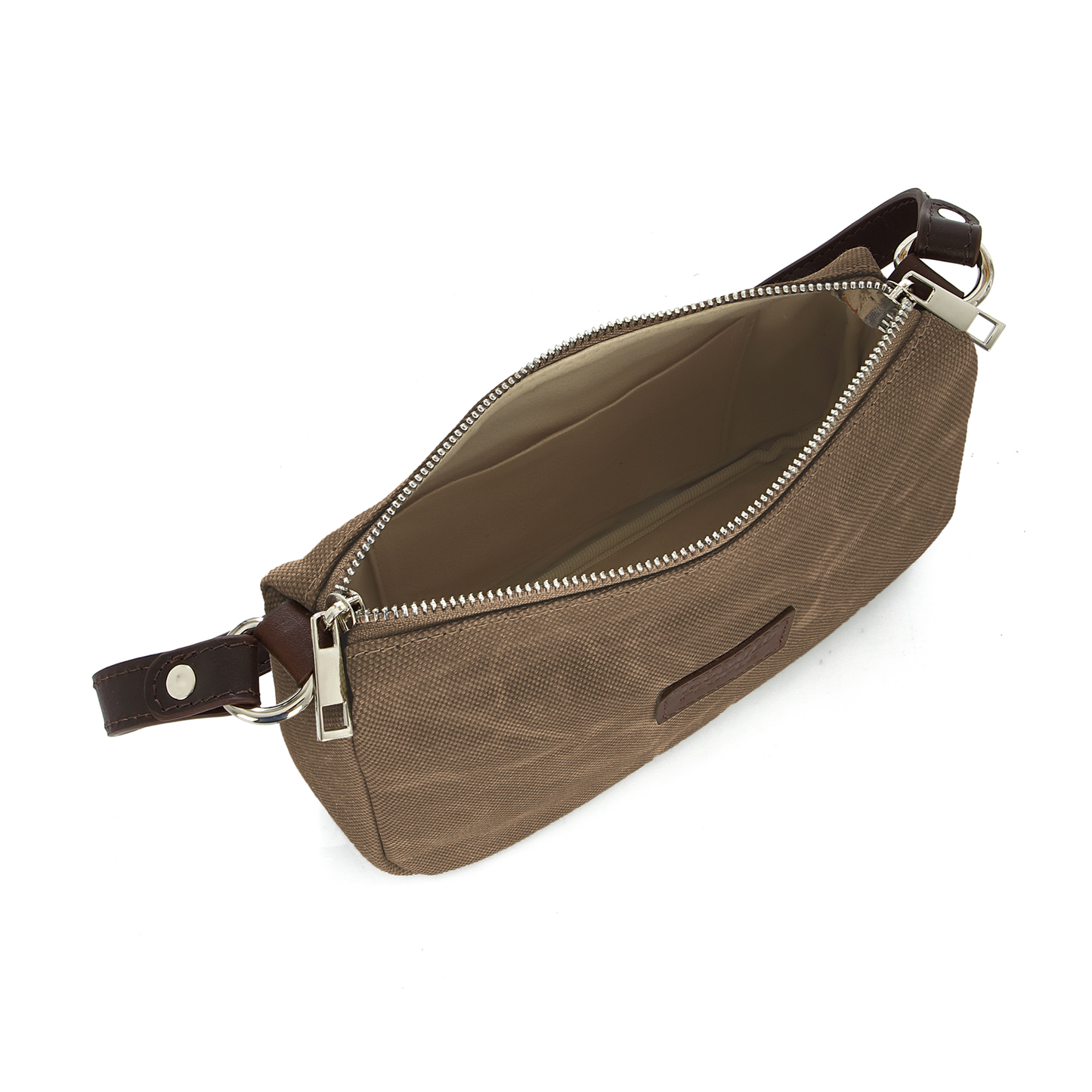 Isolated People Brown Canvas Mini Bag