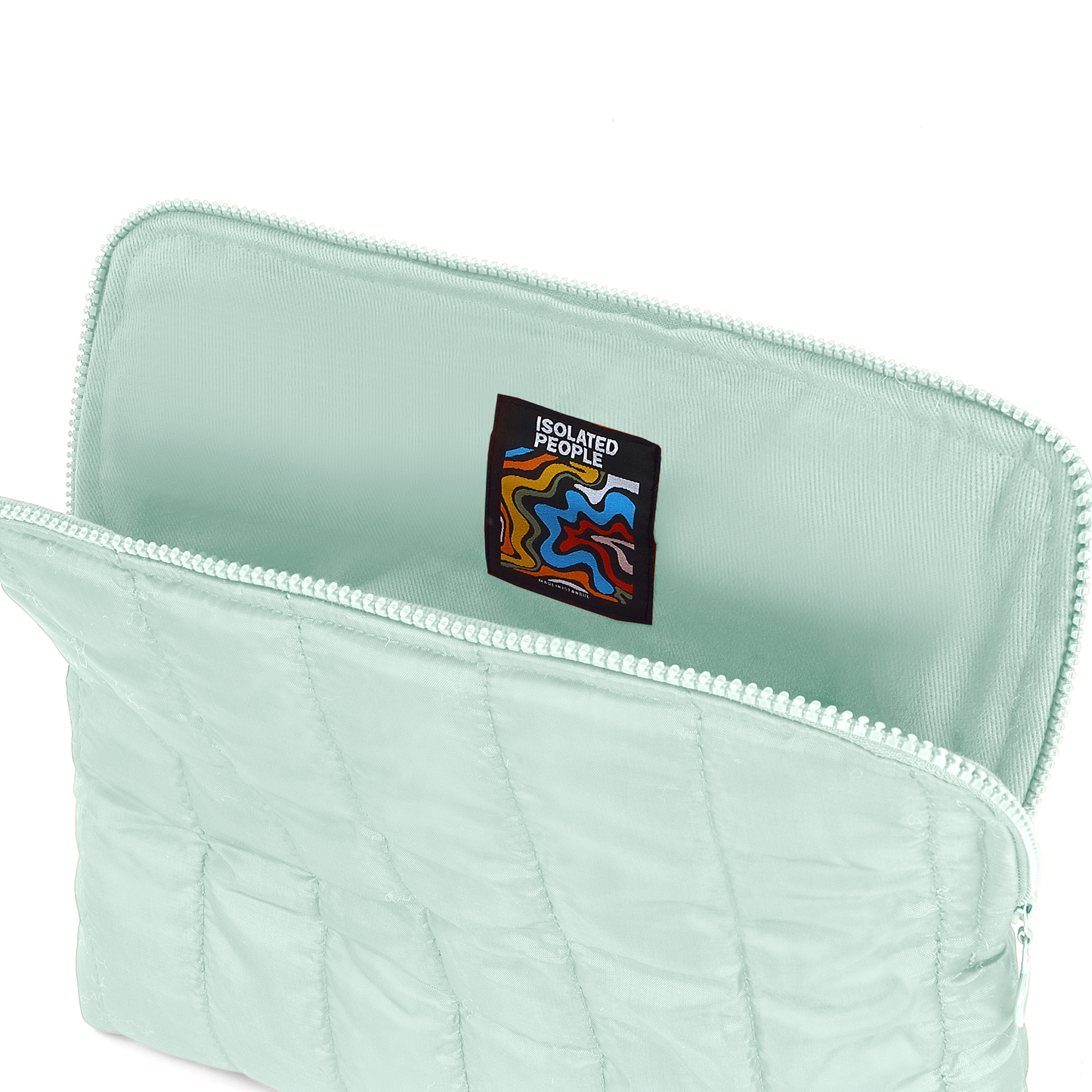 Isolated People Mint Puffer Laptop / iPad Case