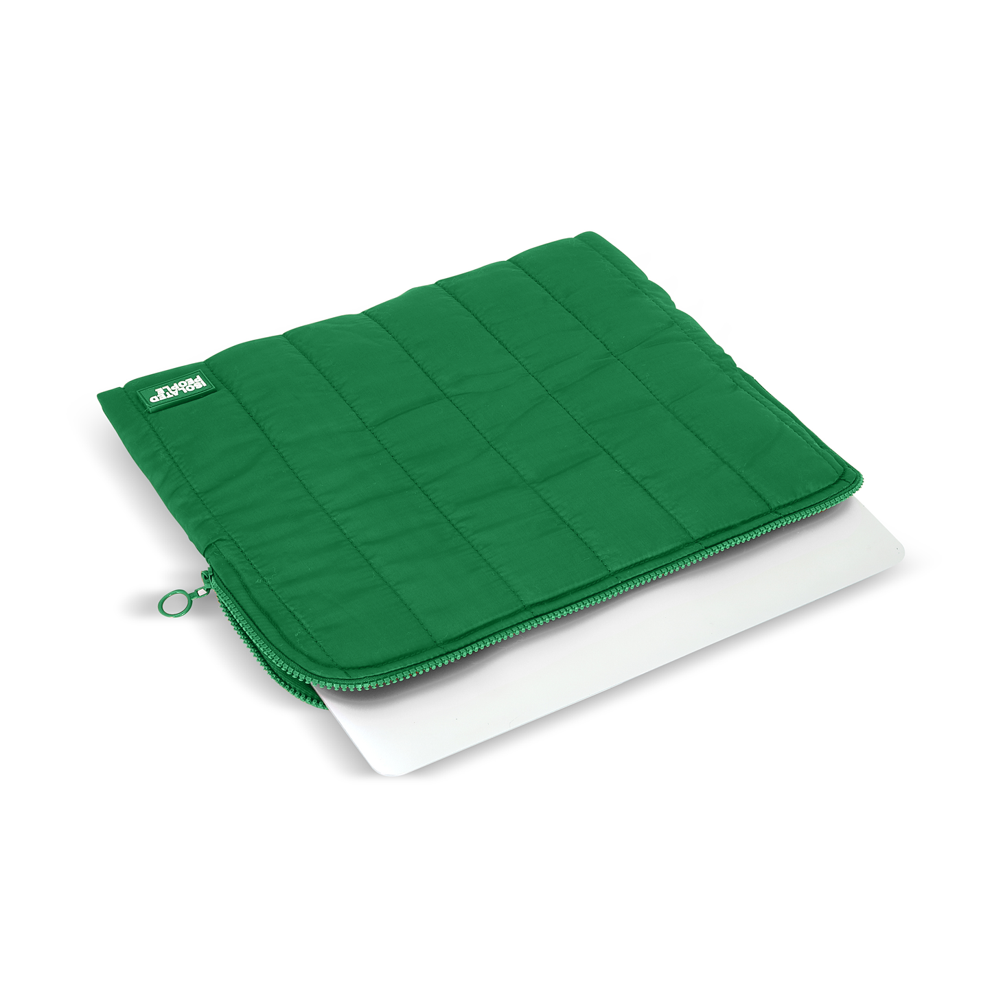 Isolated People Green Puffer Laptop / iPad Case