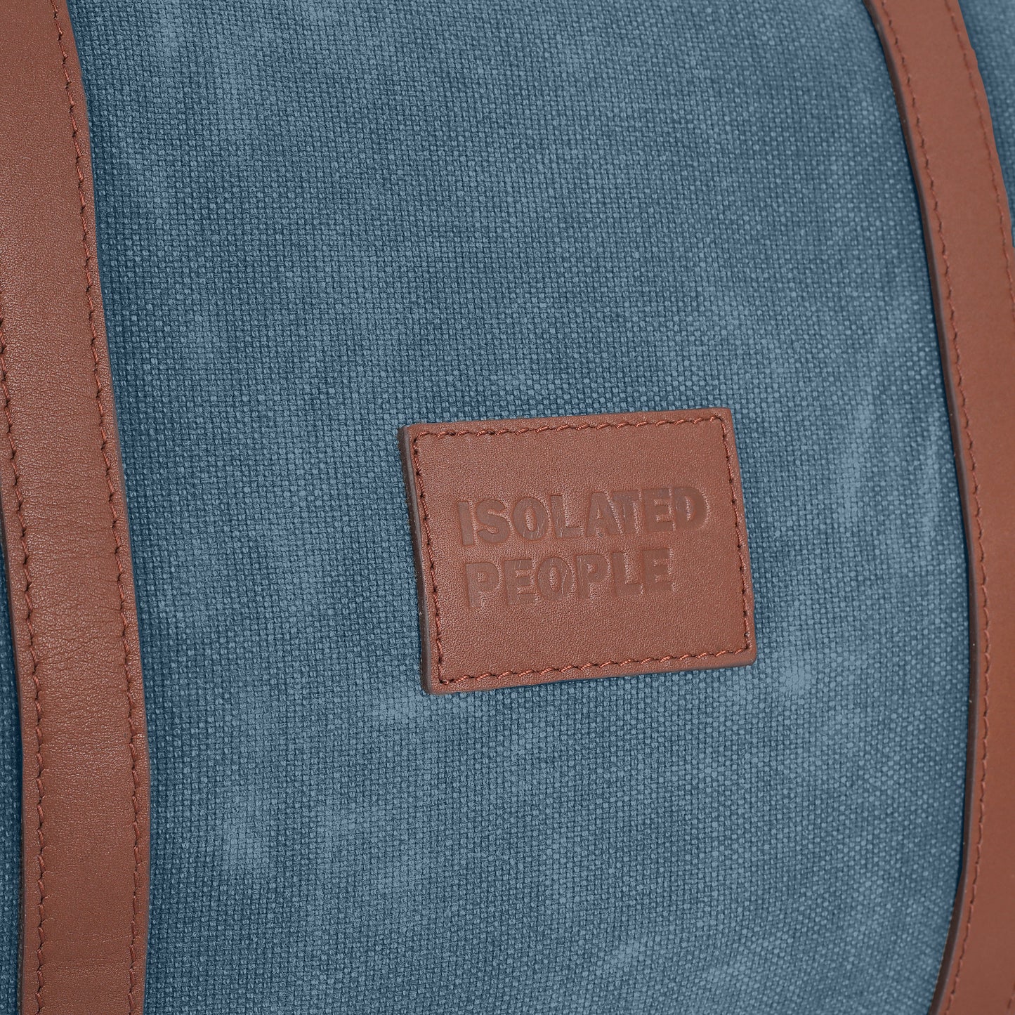 Isolated People Blue Hand Luggage