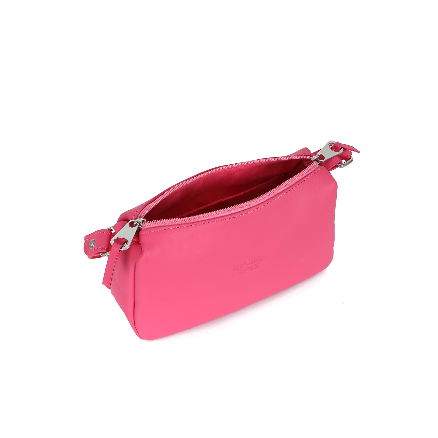 Isolated People Pink Leather Mini Bag