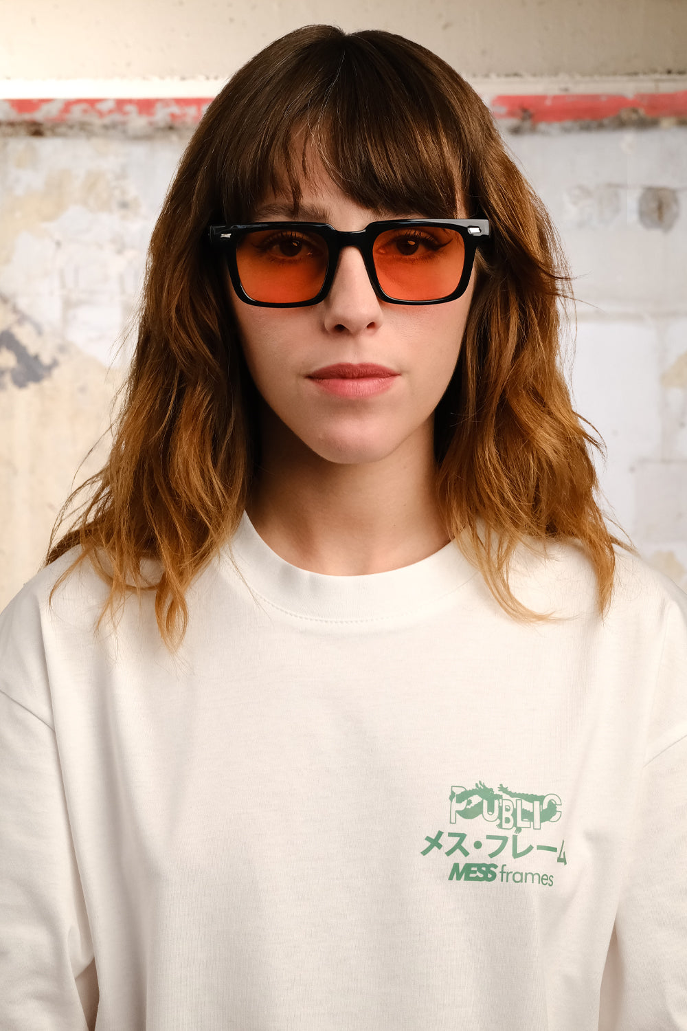 Isolated People X Mess Frames Edge Orange