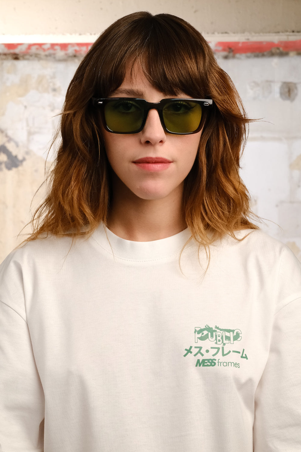 Isolated People X Mess Frames Edge Green