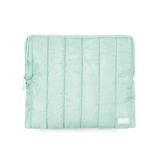 Isolated People Mint Puffer Laptop / iPad Case