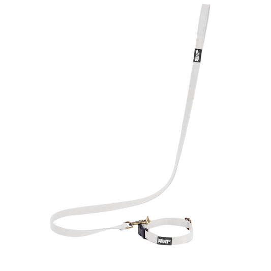 Isolated People Bob's Choice White Dog Leash