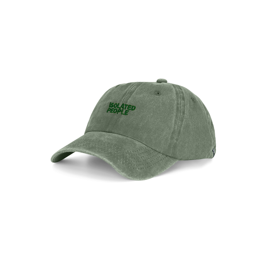 Isolated People Dark Green Retro Cap