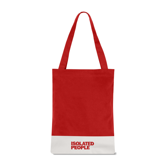 Isolated People Red Tote Bag - Carry What Feels Good