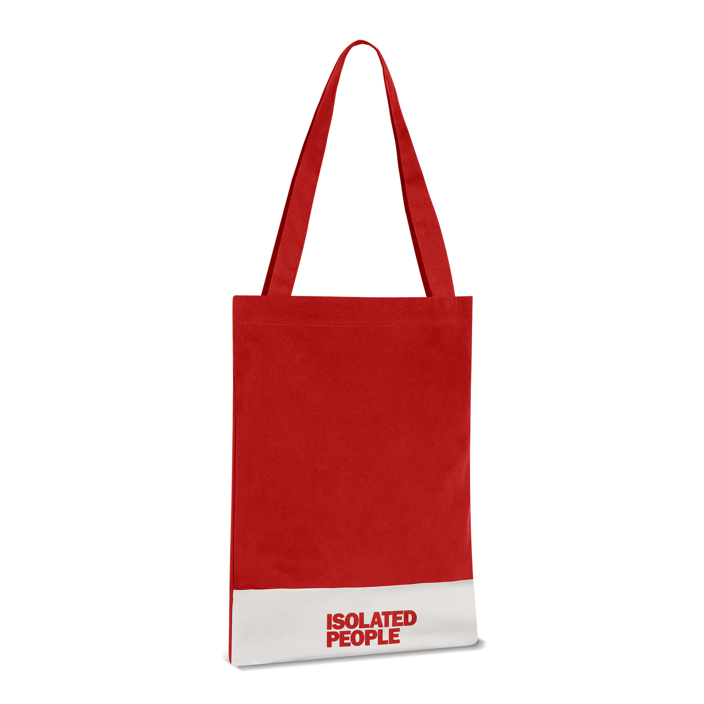 Isolated People Red Tote Bag - Carry What Feels Good