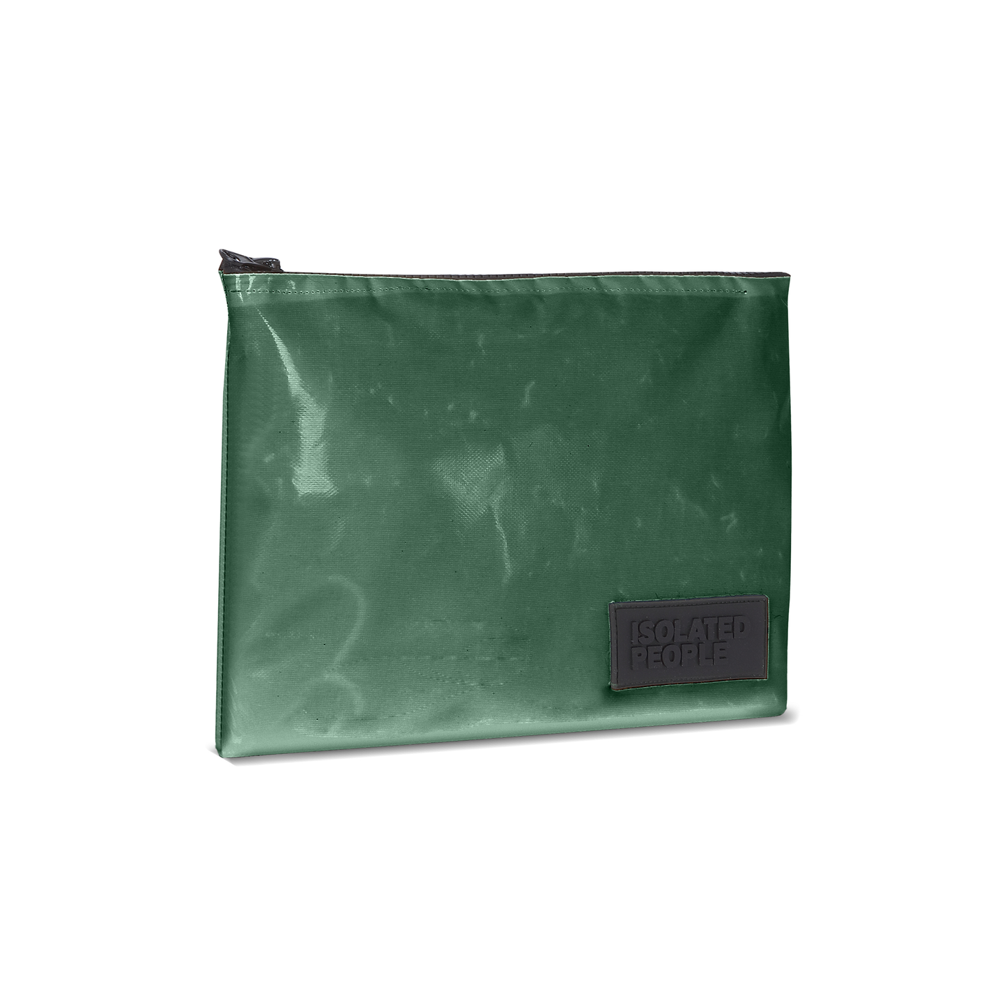 Isolated People Green Clutch