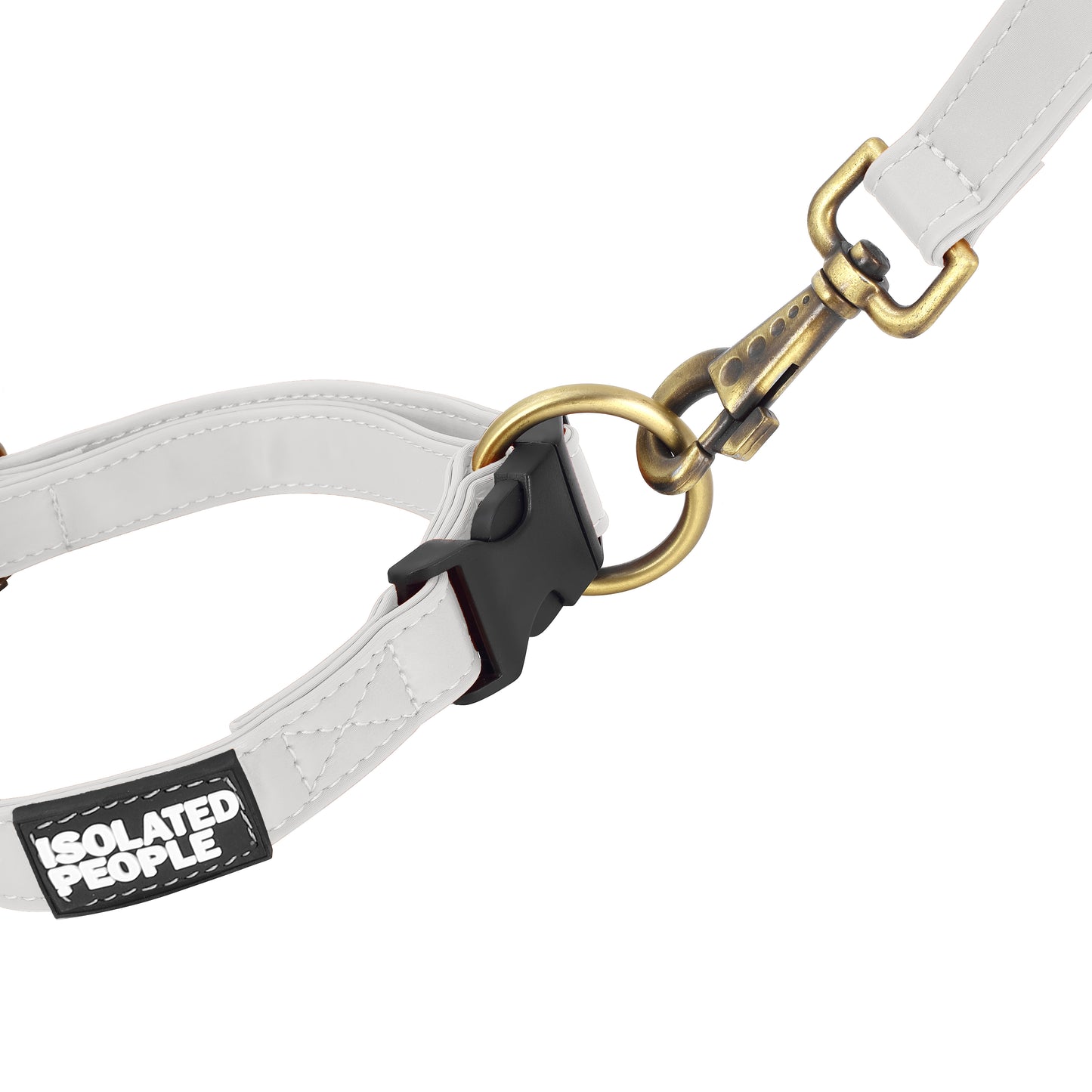 Isolated People Bob's Choice White Dog Leash
