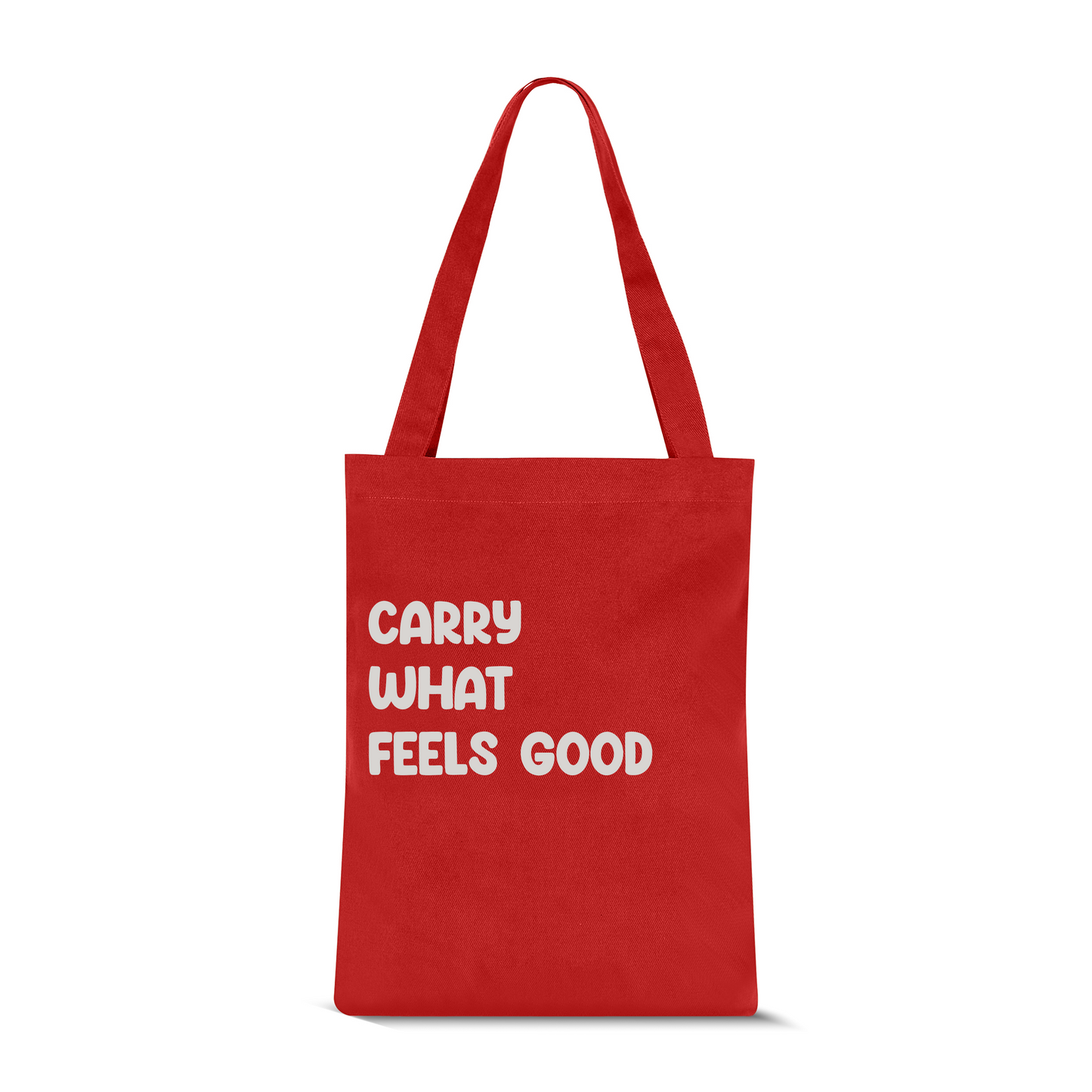 Isolated People Red Tote Bag - Carry What Feels Good