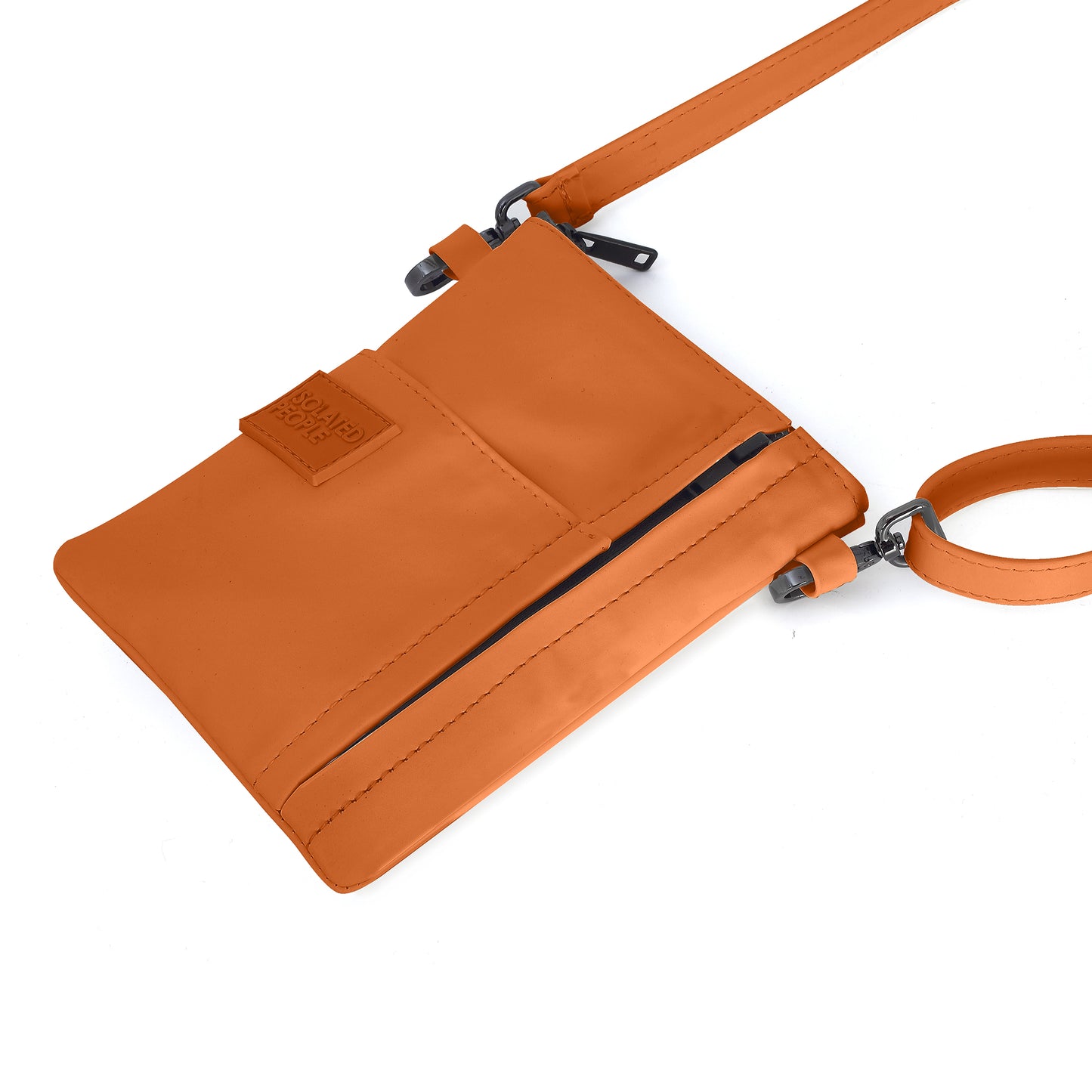 Isolated People Orange Mini Crossbody Bag