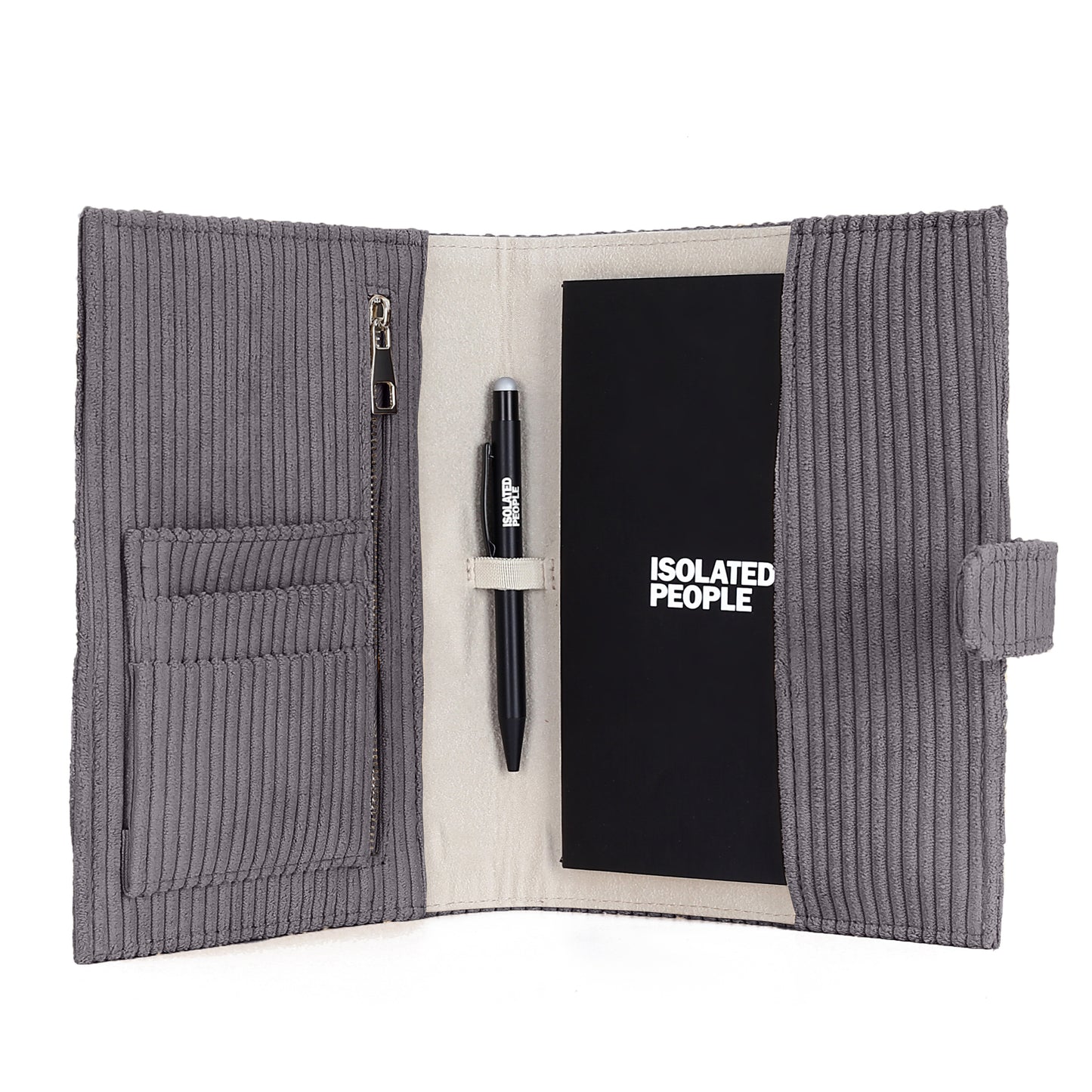 Isolated People Gray Daily Agenda Organiser