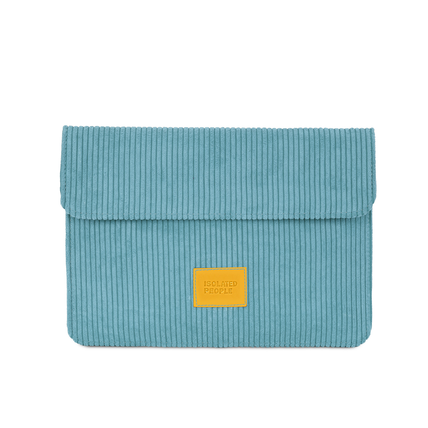 Isolated People Soft Touch Aqua Horizon Laptop Case