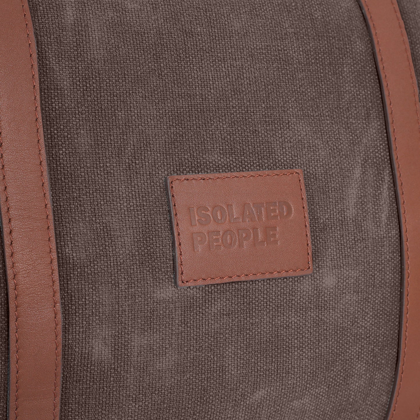 Isolated People Brown Hand Luggage