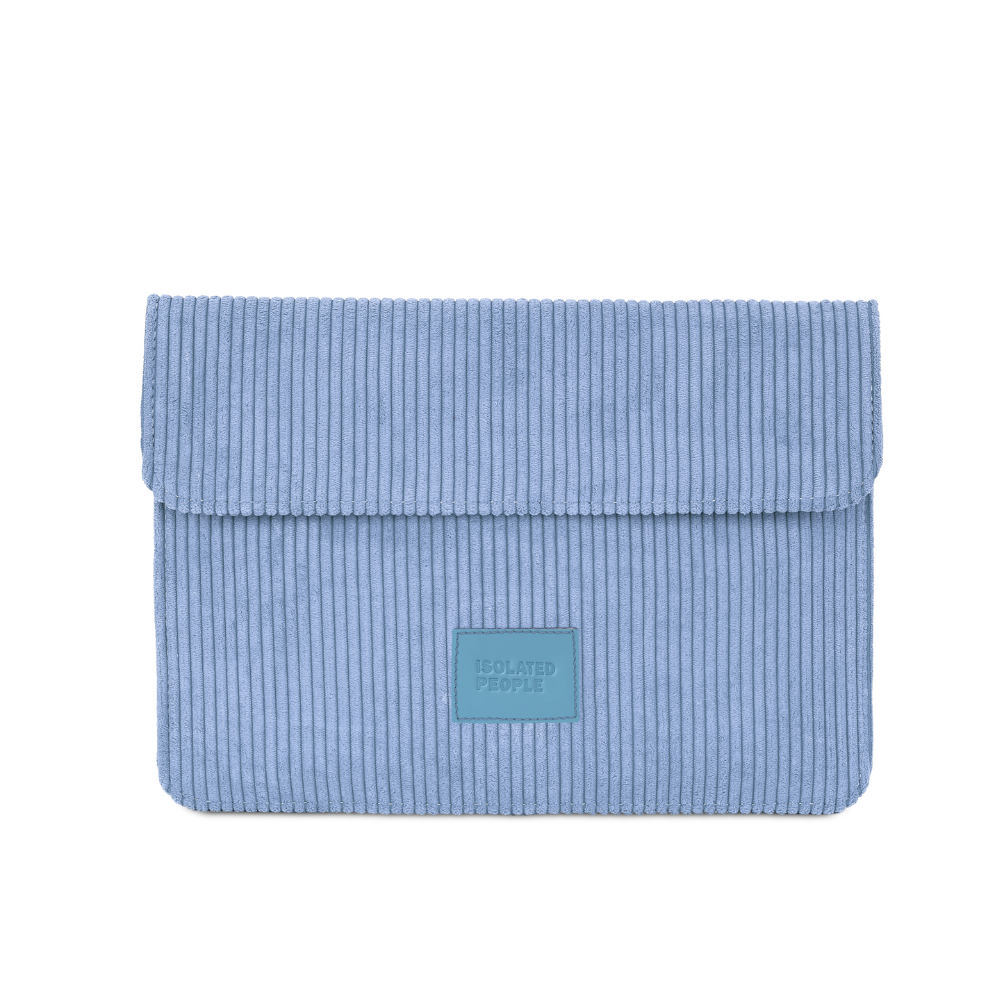 Isolated People Soft Touch Cloud Blue Horizon Laptop Case