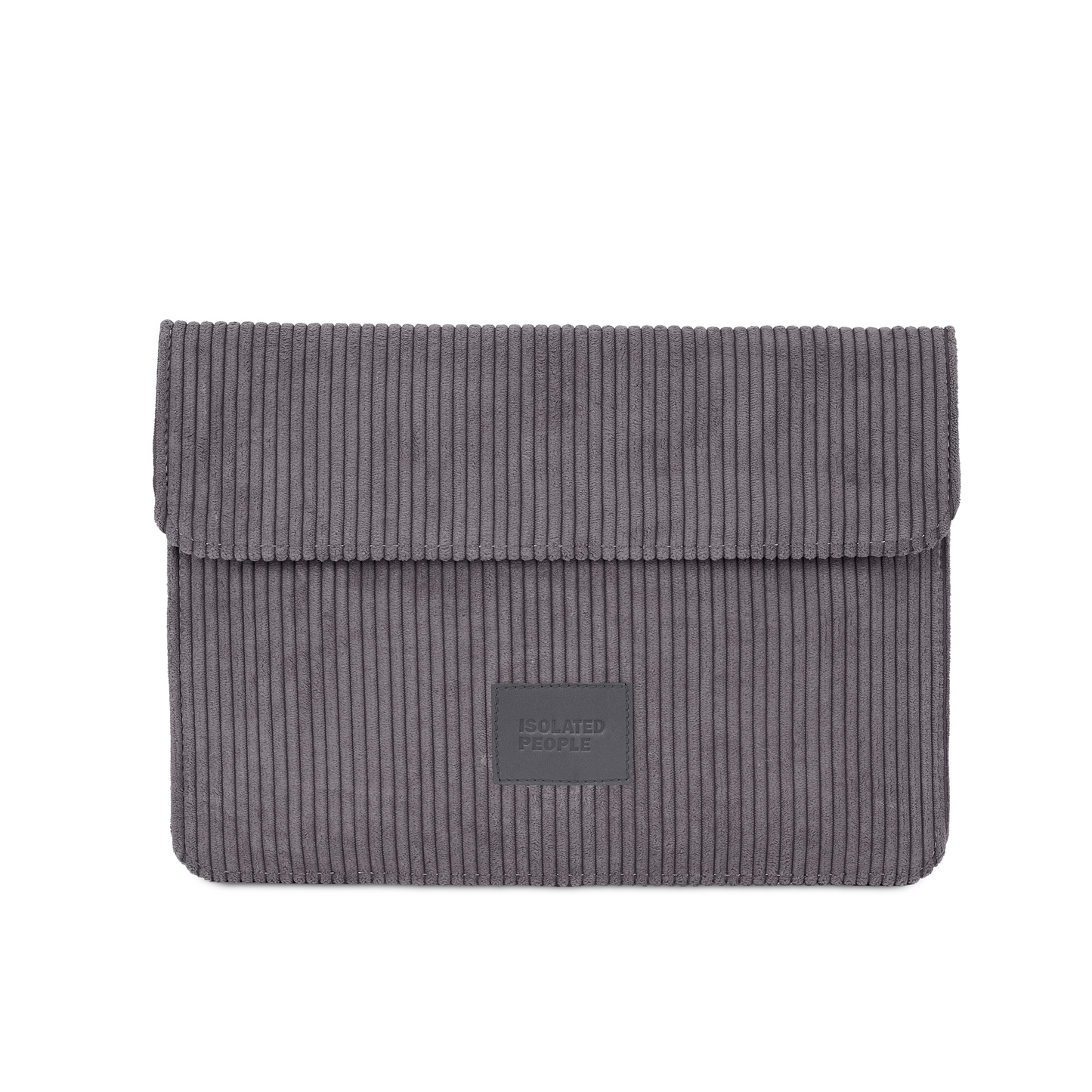 Isolated People Soft Touch Gray Horizon Laptop Case