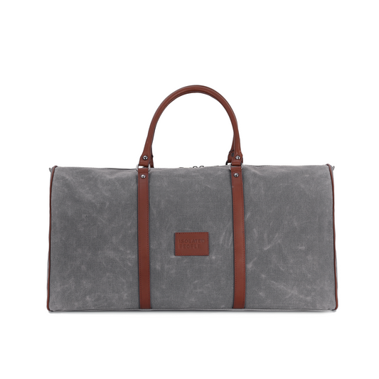 Isolated People Gray Hand Luggage