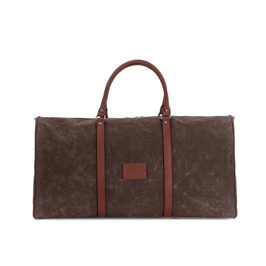 Isolated People Brown Hand Luggage