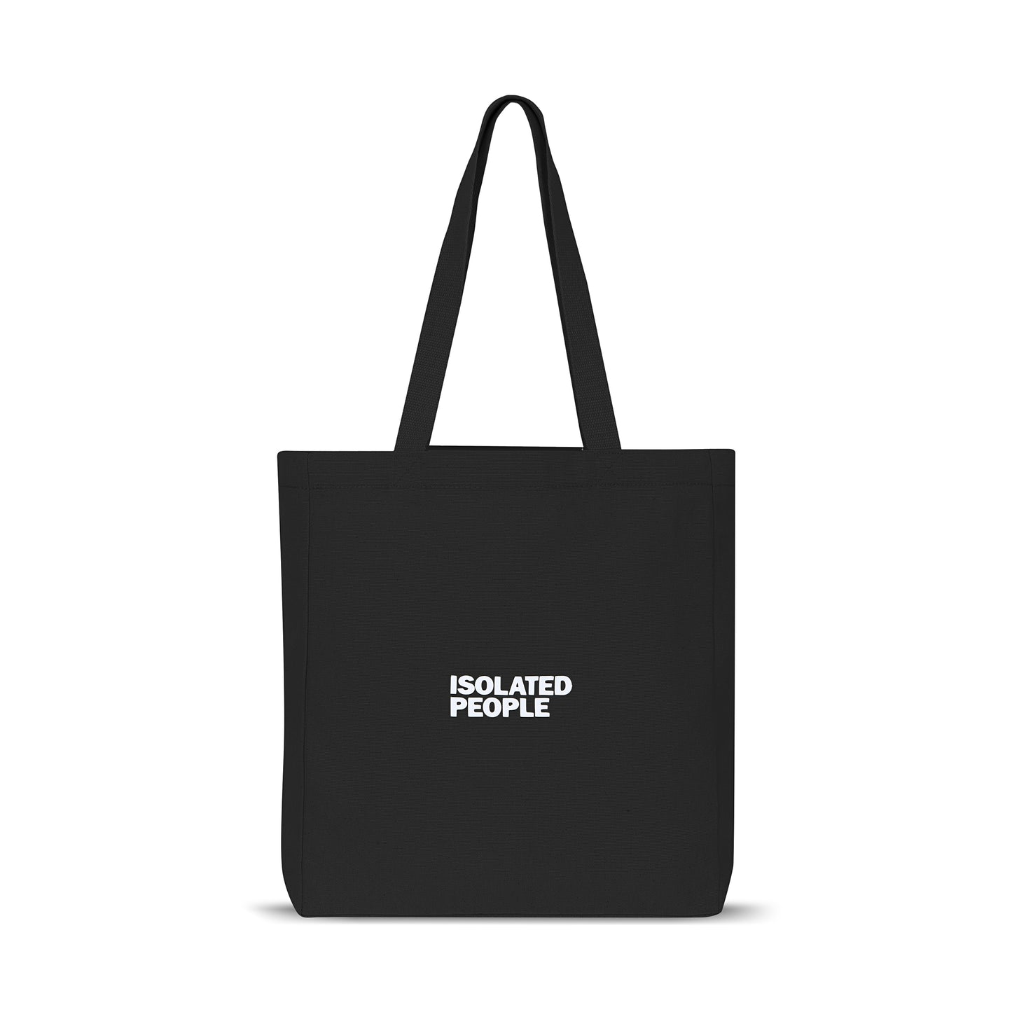 Isolated People Black Tote Bag #1