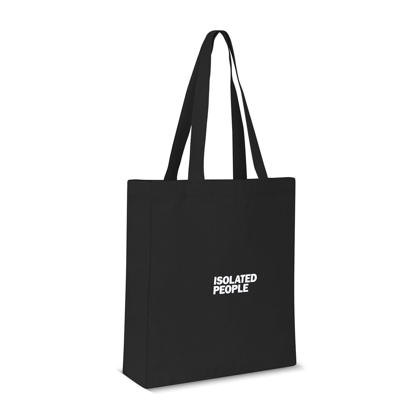 Isolated People Black Tote Bag #1
