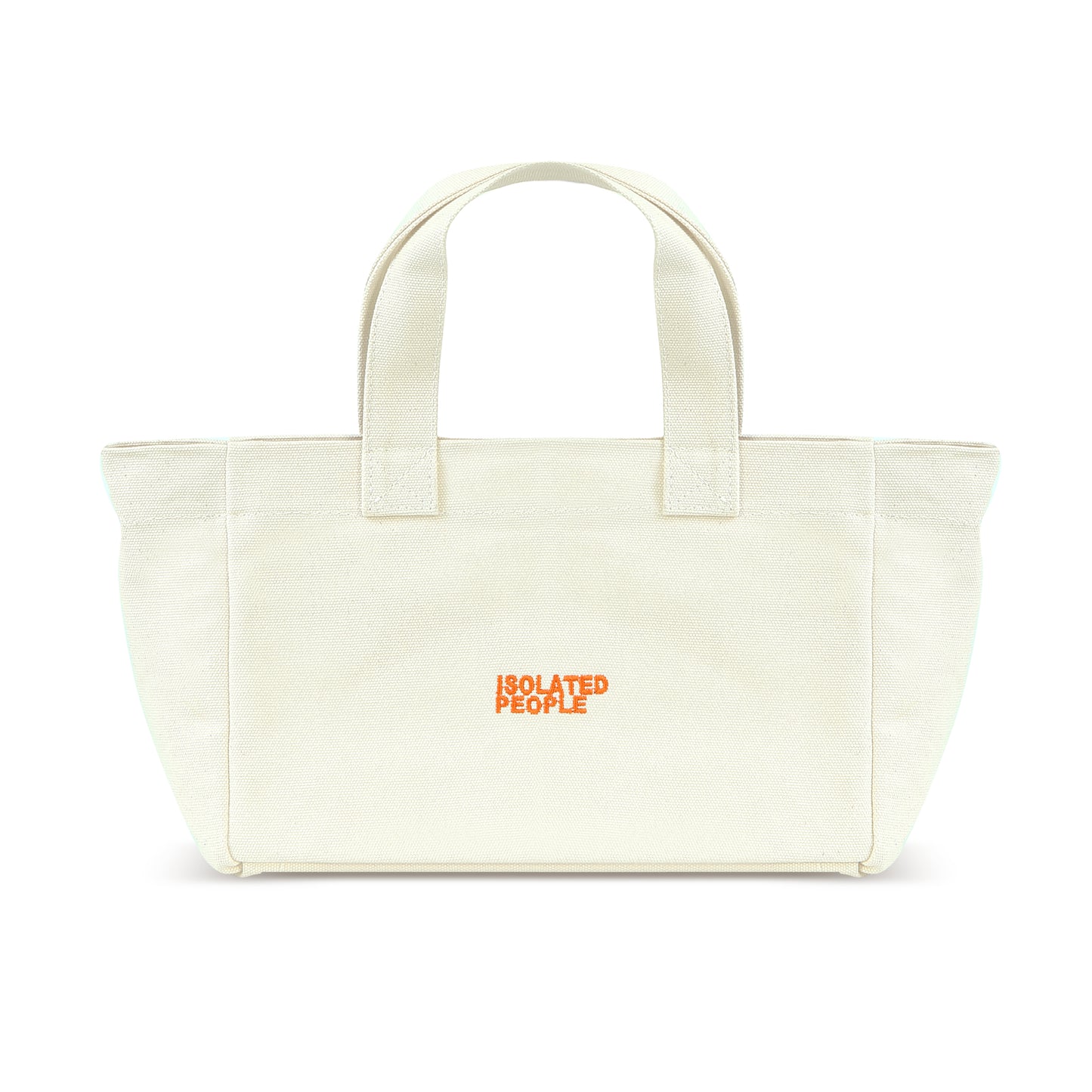 Orange Mini Canvas Tote Bag