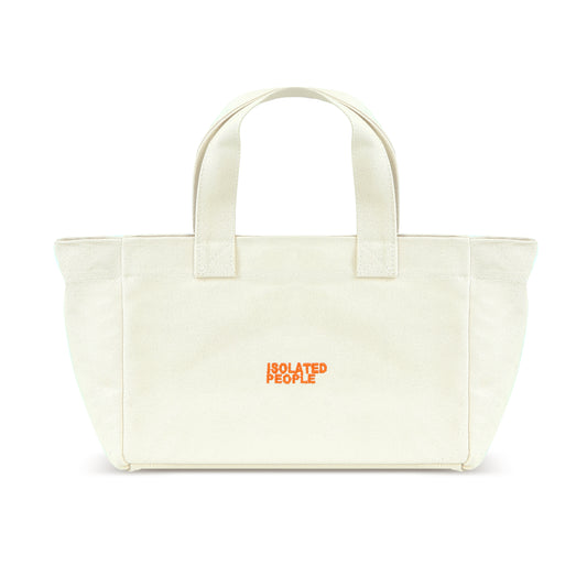 Orange Mini Canvas Tote Bag