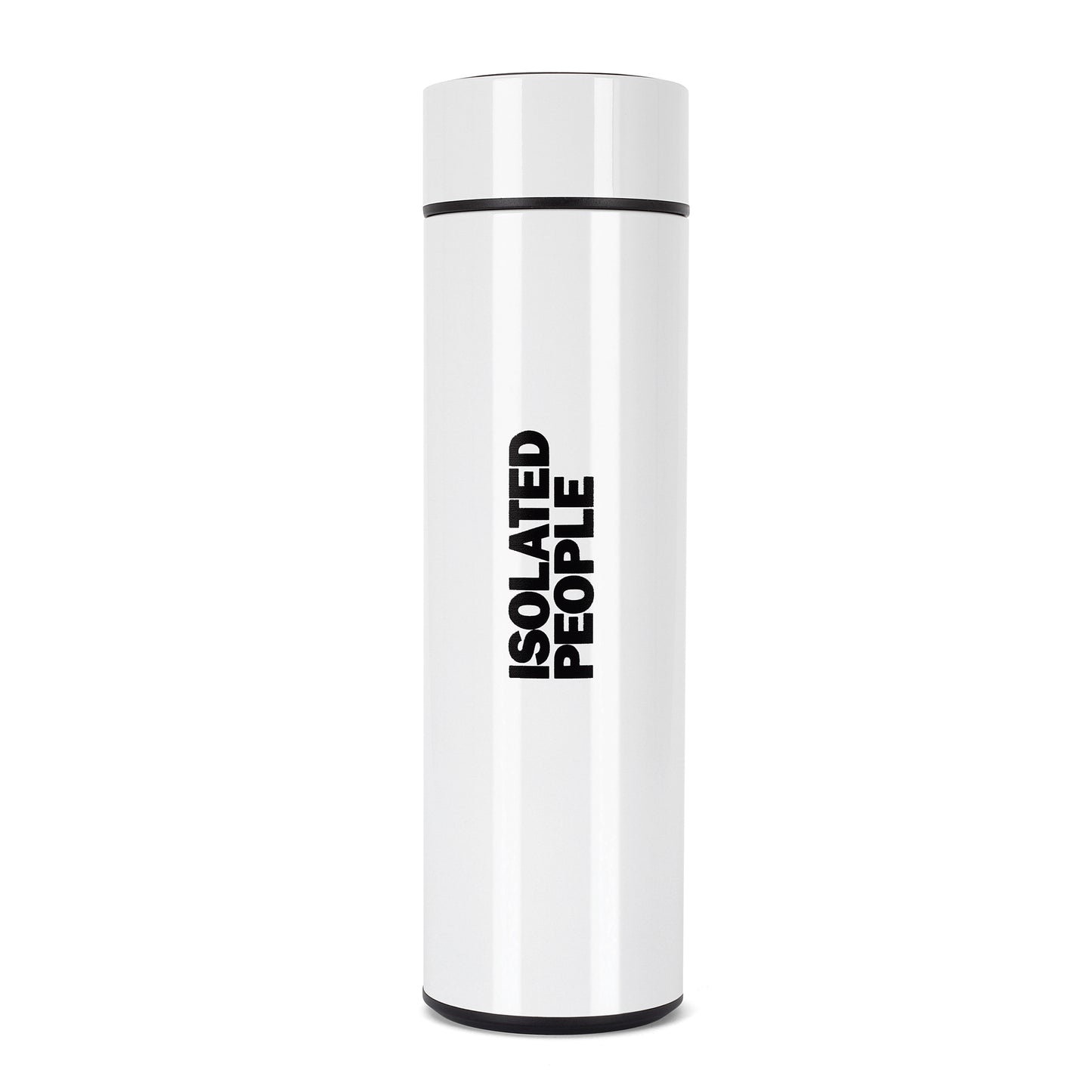 Isolated People White Stainless Steel Travel Mug