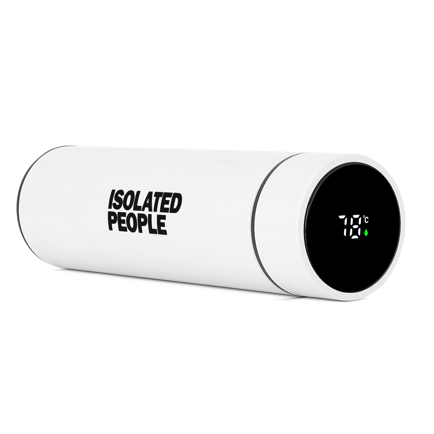 Isolated People White Stainless Steel Travel Mug