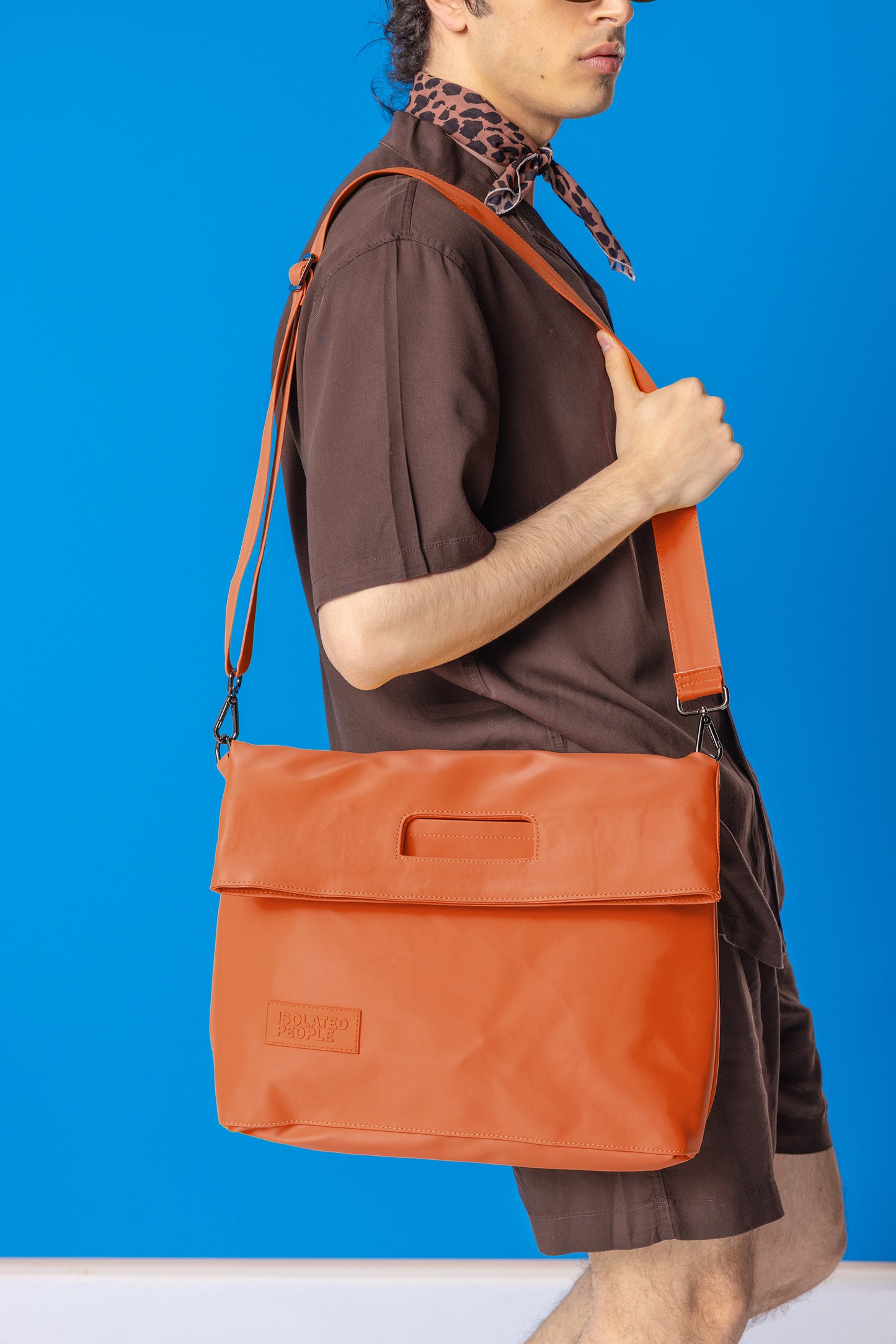 Isolated People Orange Companion City Bag