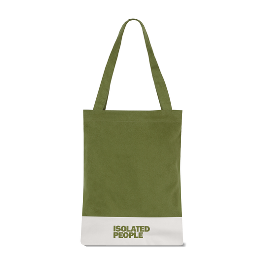 Isolated People Green Tote Bag - Carry What Feels Good