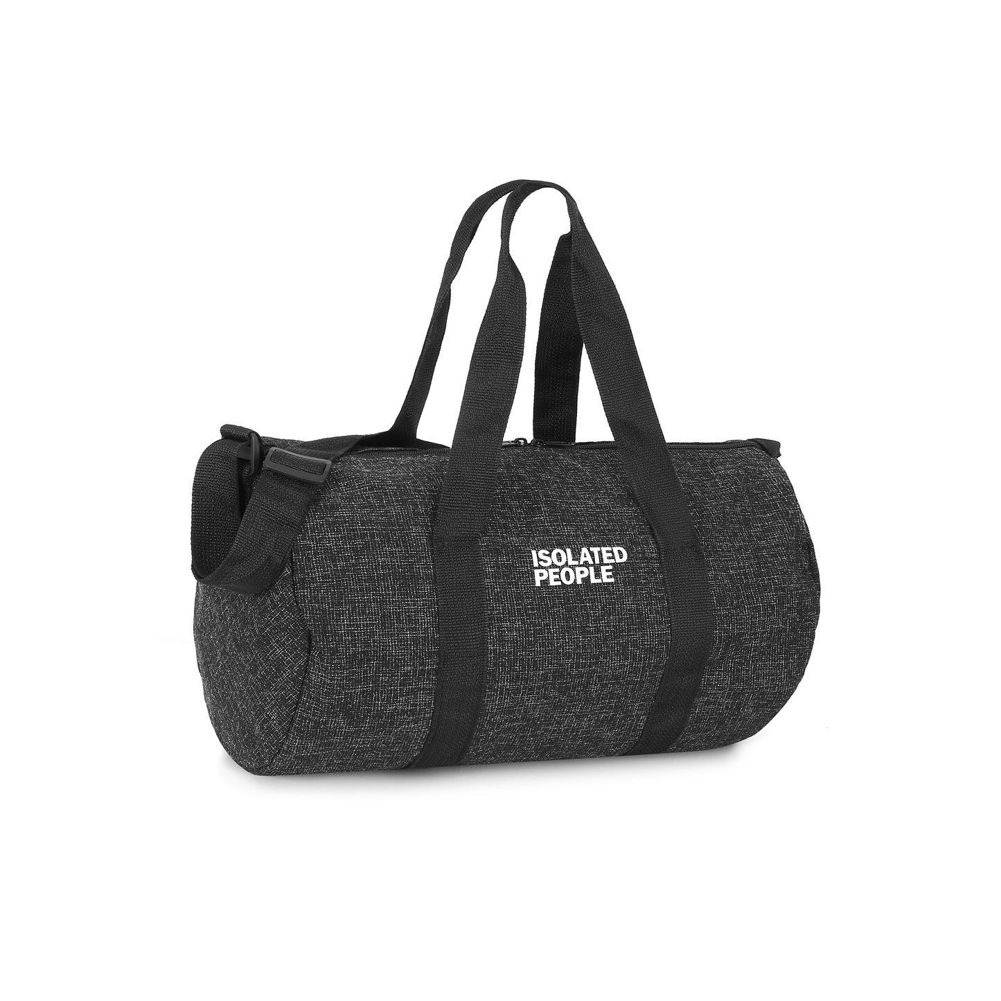 Isolated People Black Sports Bag