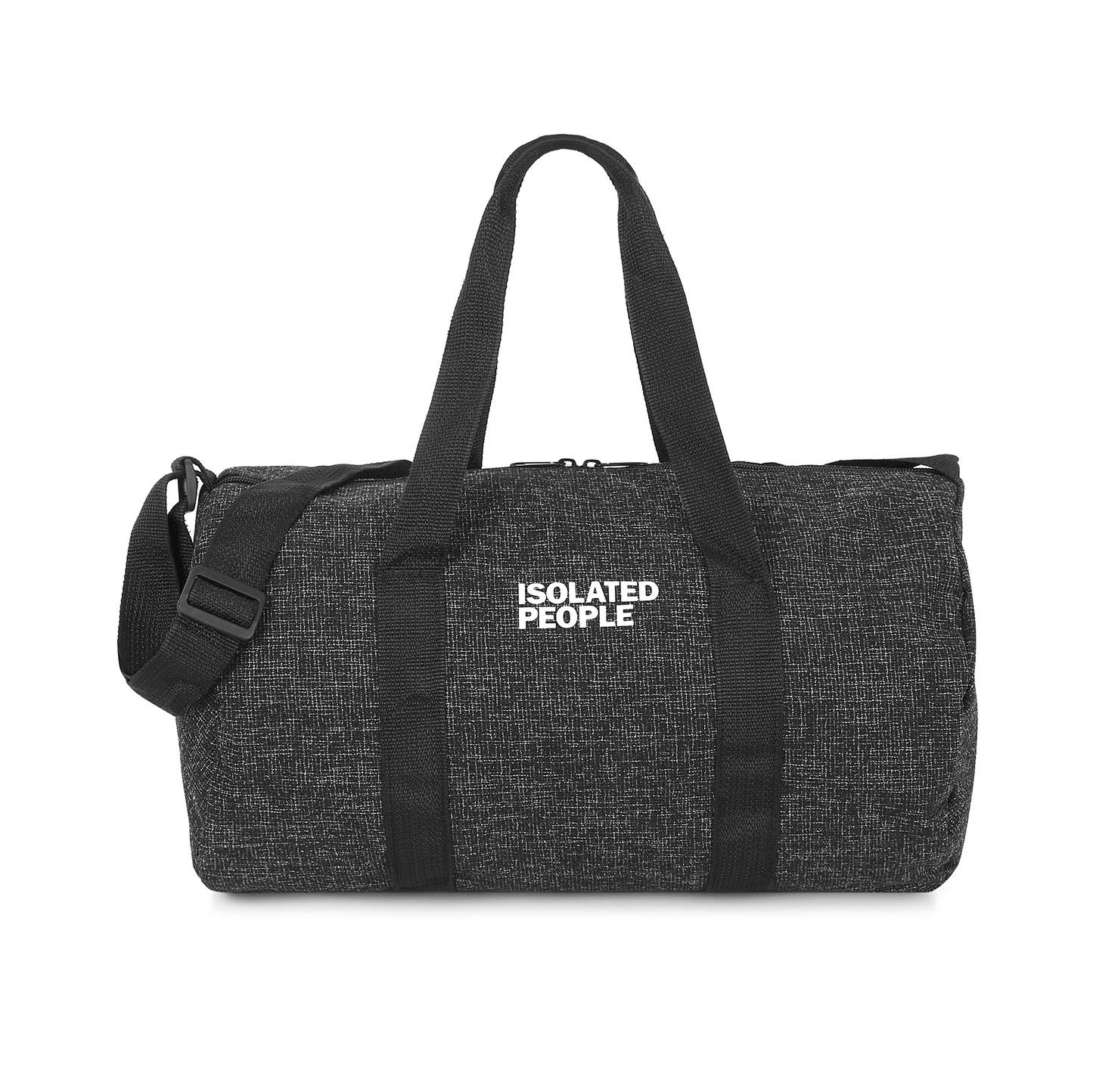 Isolated People Black Sports Bag