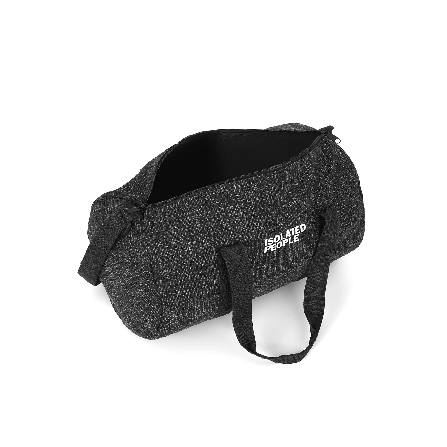 Isolated People Black Sports Bag