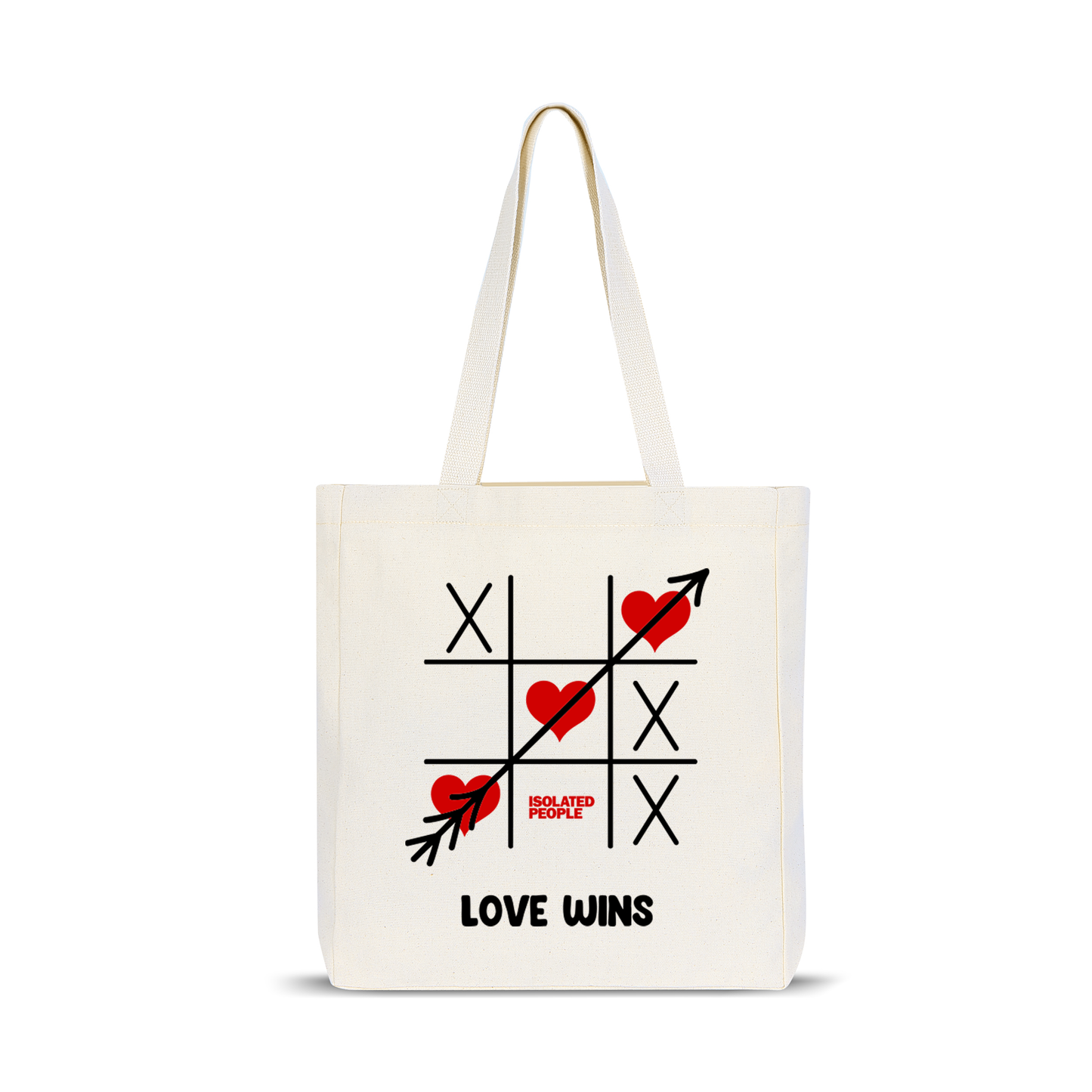 Isolated People Tote Bag - Love Wins