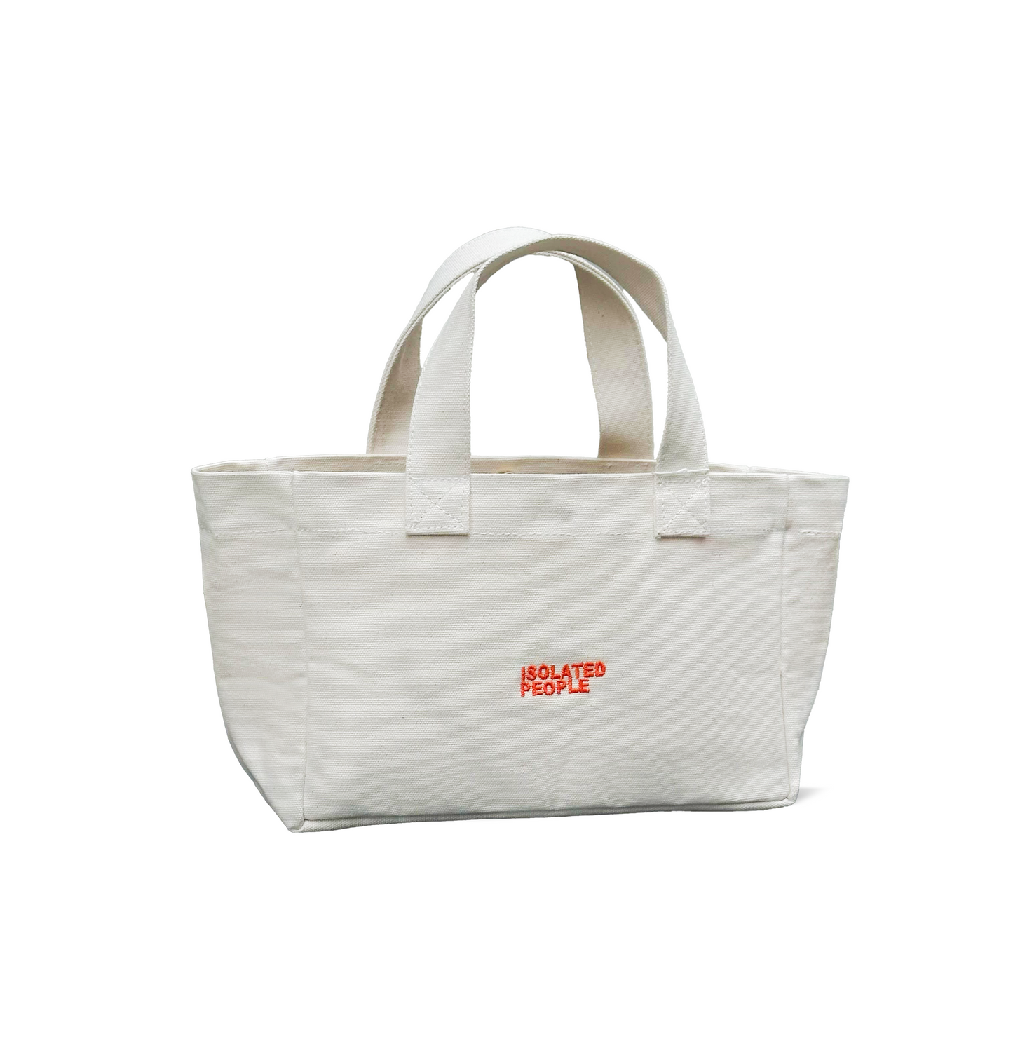 Orange Mini Canvas Tote Bag