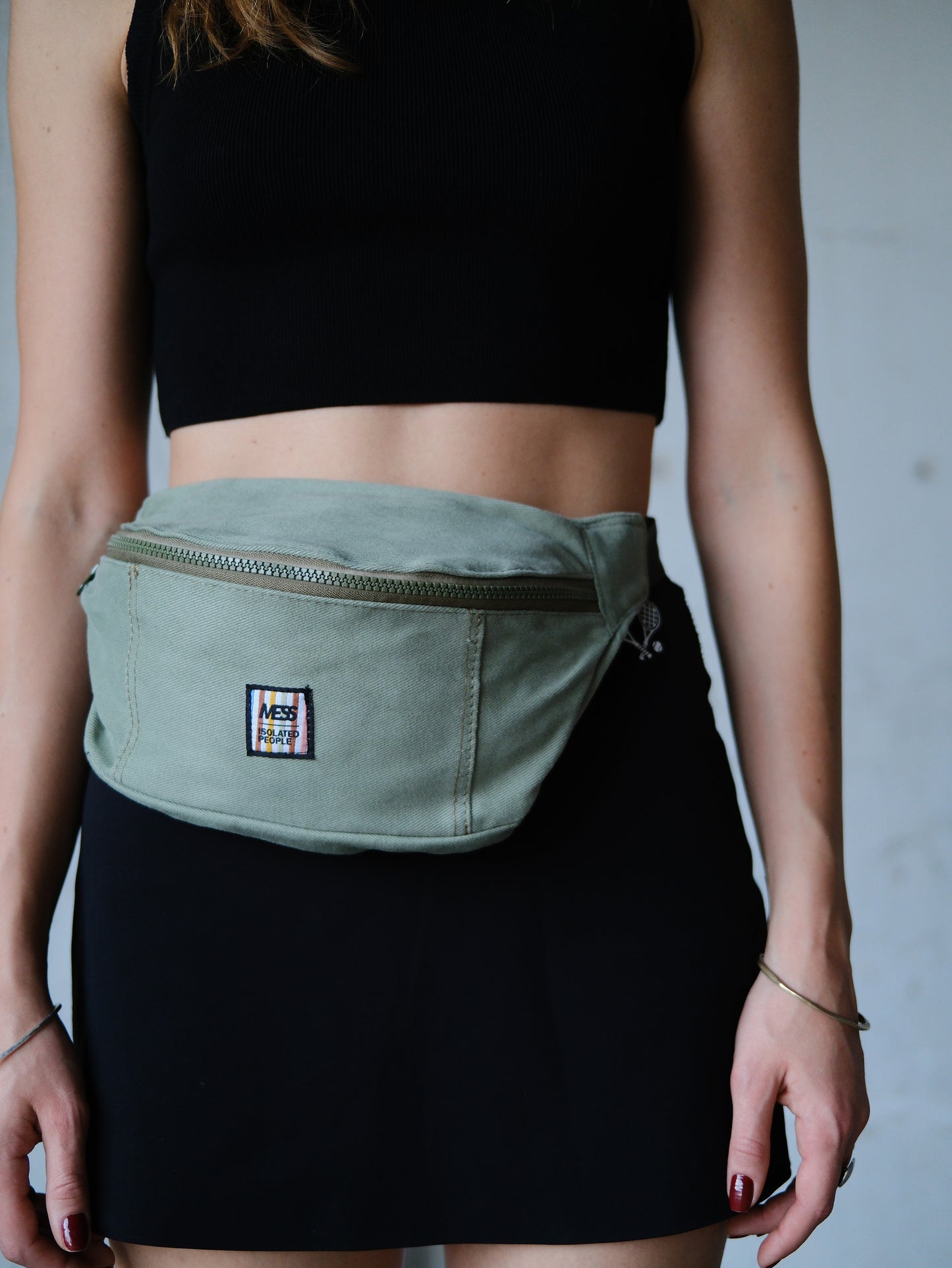 Isolated People X Mess Frames Green Daily Use Fanny Pack