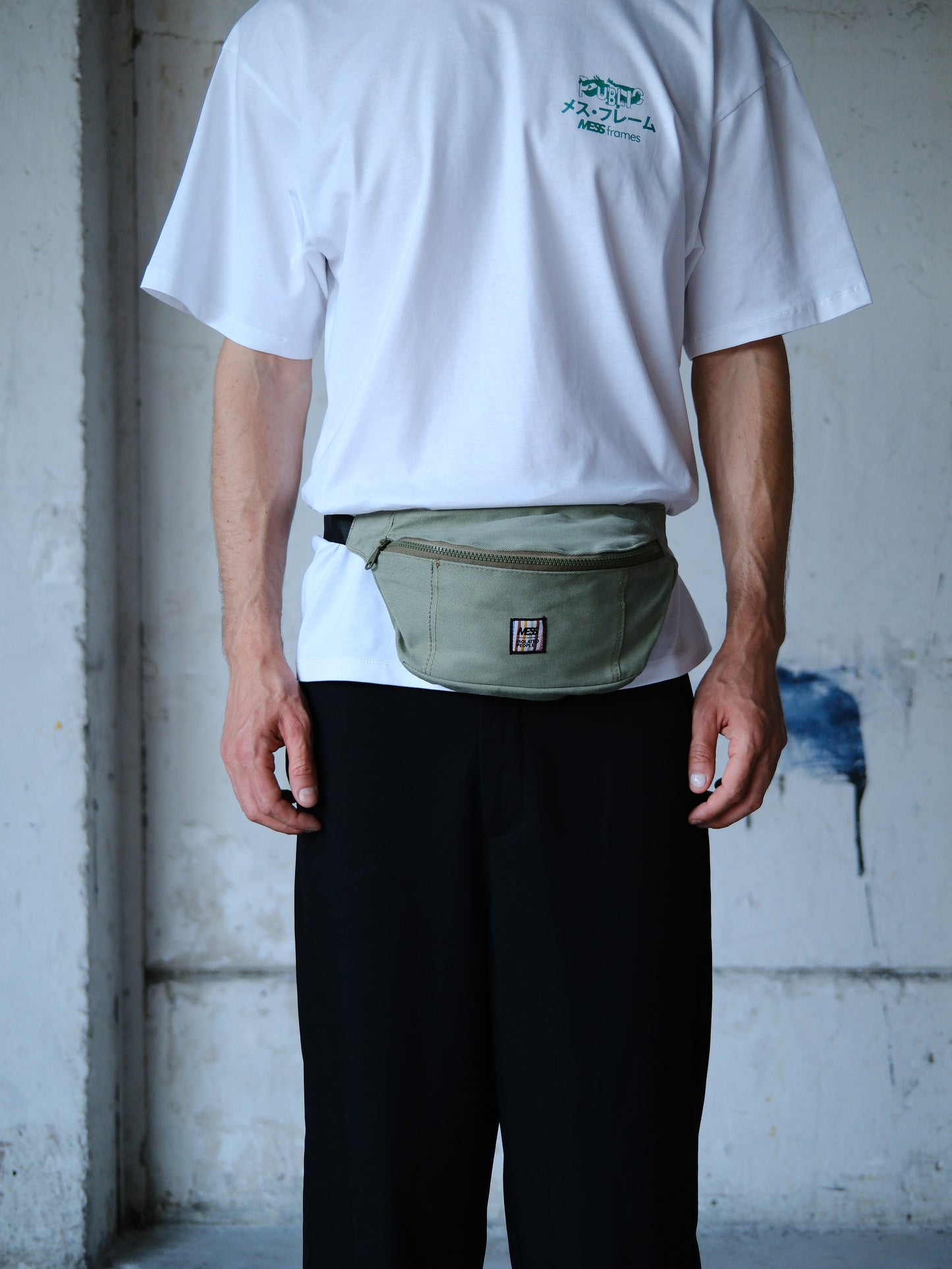 Isolated People X Mess Frames Green Daily Use Fanny Pack