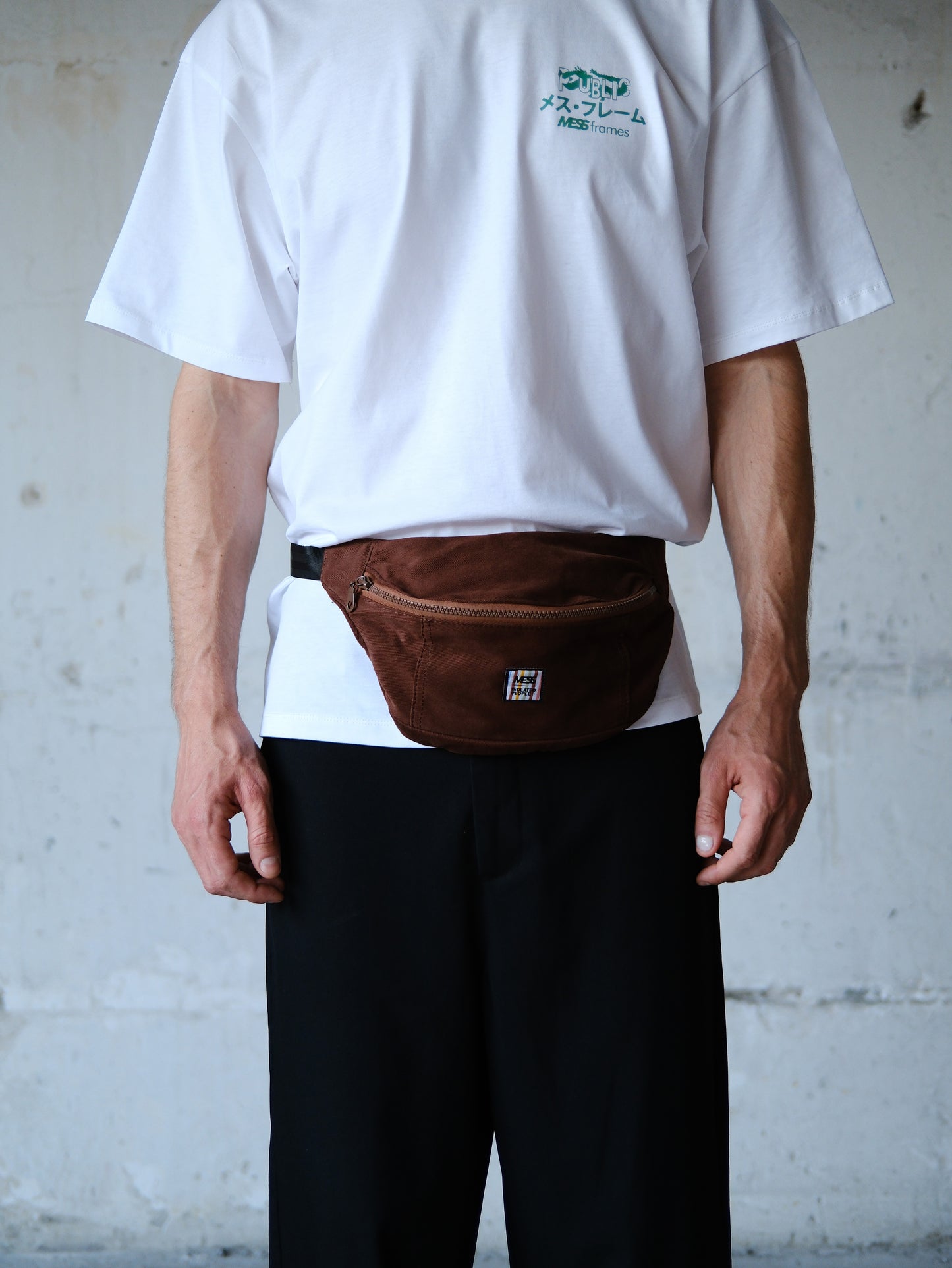 Isolated People X Mess Frames Brown Daily Use Fanny Pack