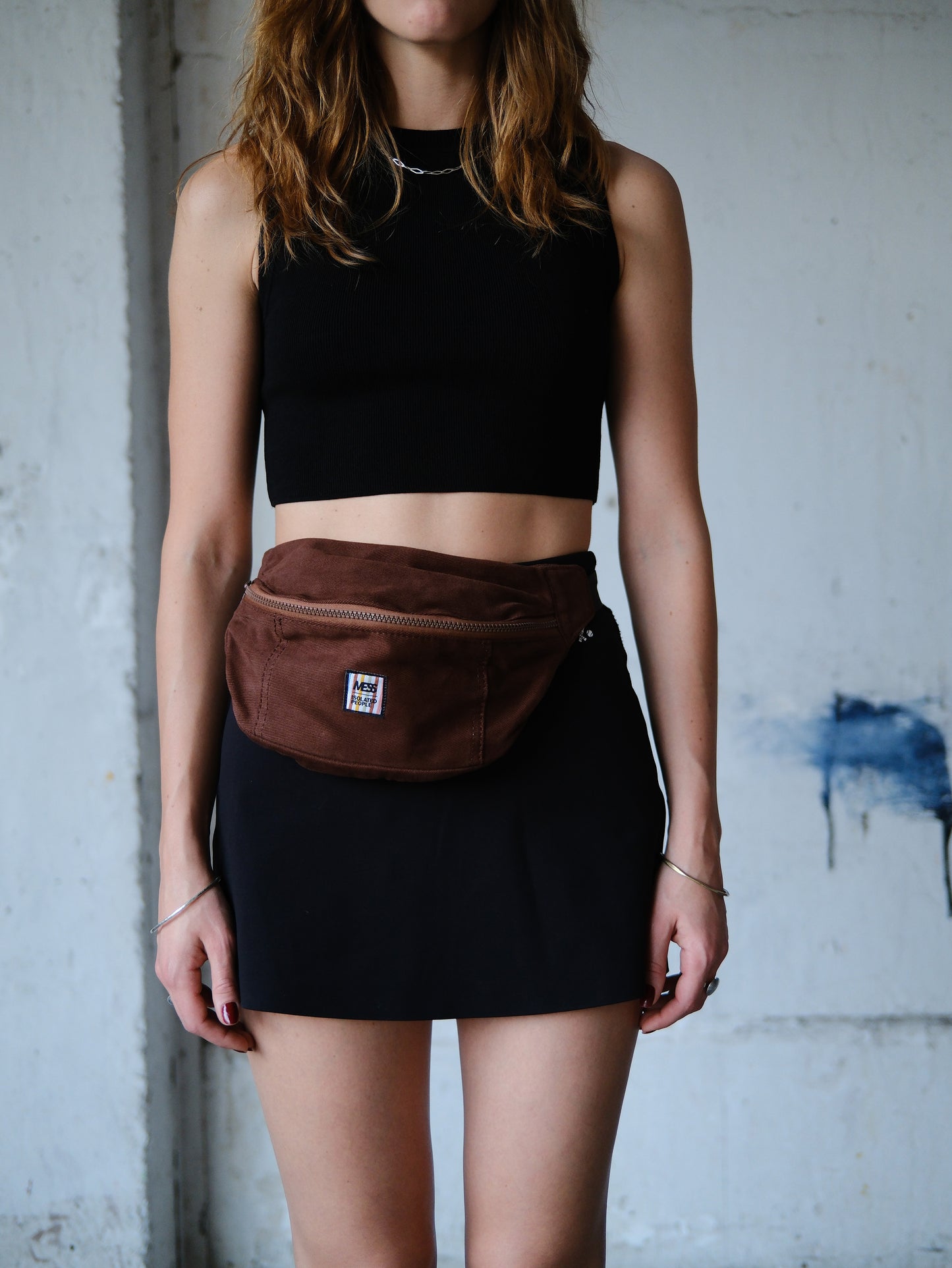 Isolated People X Mess Frames Brown Daily Use Fanny Pack